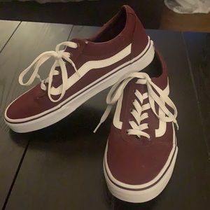 Maroon Old Skool Vans